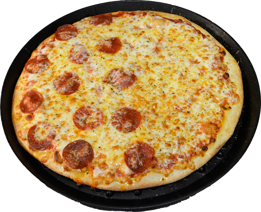 Order 10" Half Cheese Half Pepperoni food online from Davinci Pizza store, Frankfort on bringmethat.com
