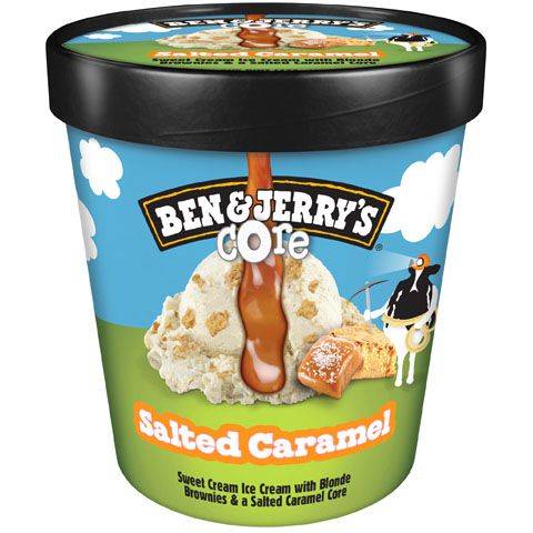 Order Ben & Jerry's Salted Caramel Core Pint food online from 7-Eleven store, Davis on bringmethat.com