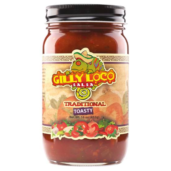 Order Gilly Loco Salsa Traditional Toasty 16oz food online from Everyday Needs By Gopuff store, Littleton on bringmethat.com