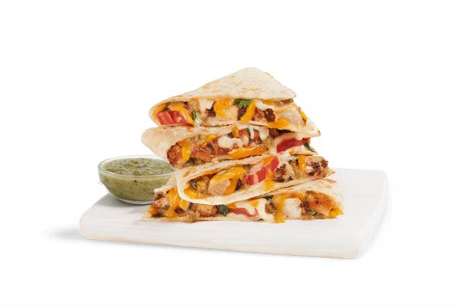 Order NEW! SALSA VERDE QUESADILLA food online from Tropical Smoothie Cafe store, Rossford on bringmethat.com