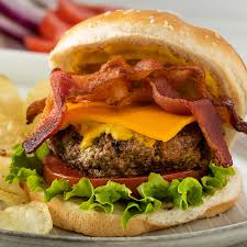 Order Bacon Cheeseburger food online from Akh's Cafe store, San Francisco on bringmethat.com