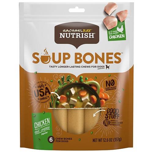 Order Rachel Ray Nutrish Soup Bone Dog Snacks - 12.6 oz food online from Walgreens store, Louisville on bringmethat.com
