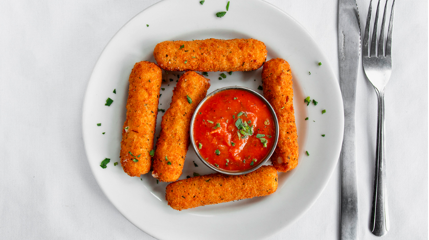 Order Mozzarella Sticks food online from Pie In The Sky store, San Francisco on bringmethat.com