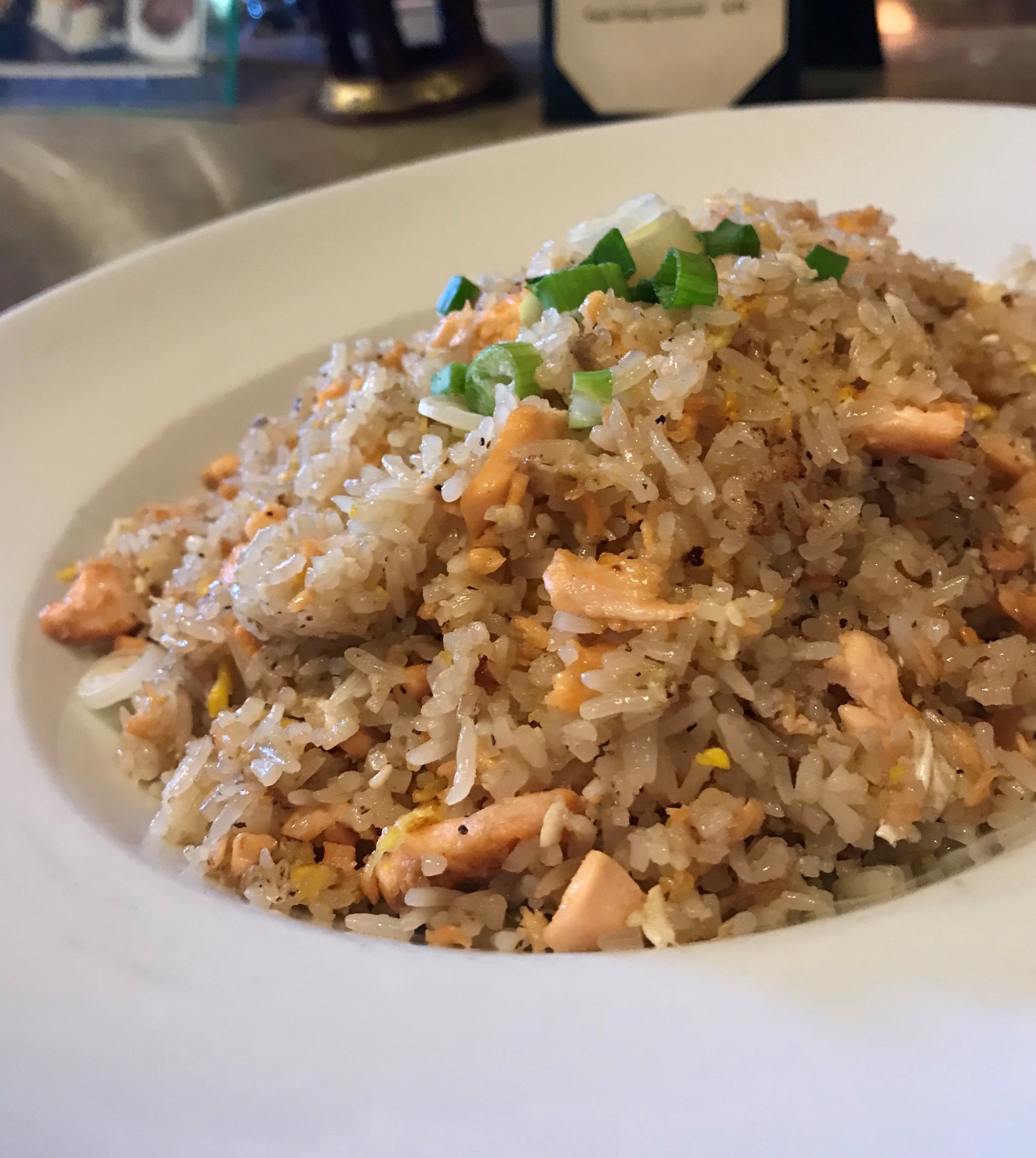 Order Salmon Fried Rice food online from Baramee thai store, San Pedro on bringmethat.com
