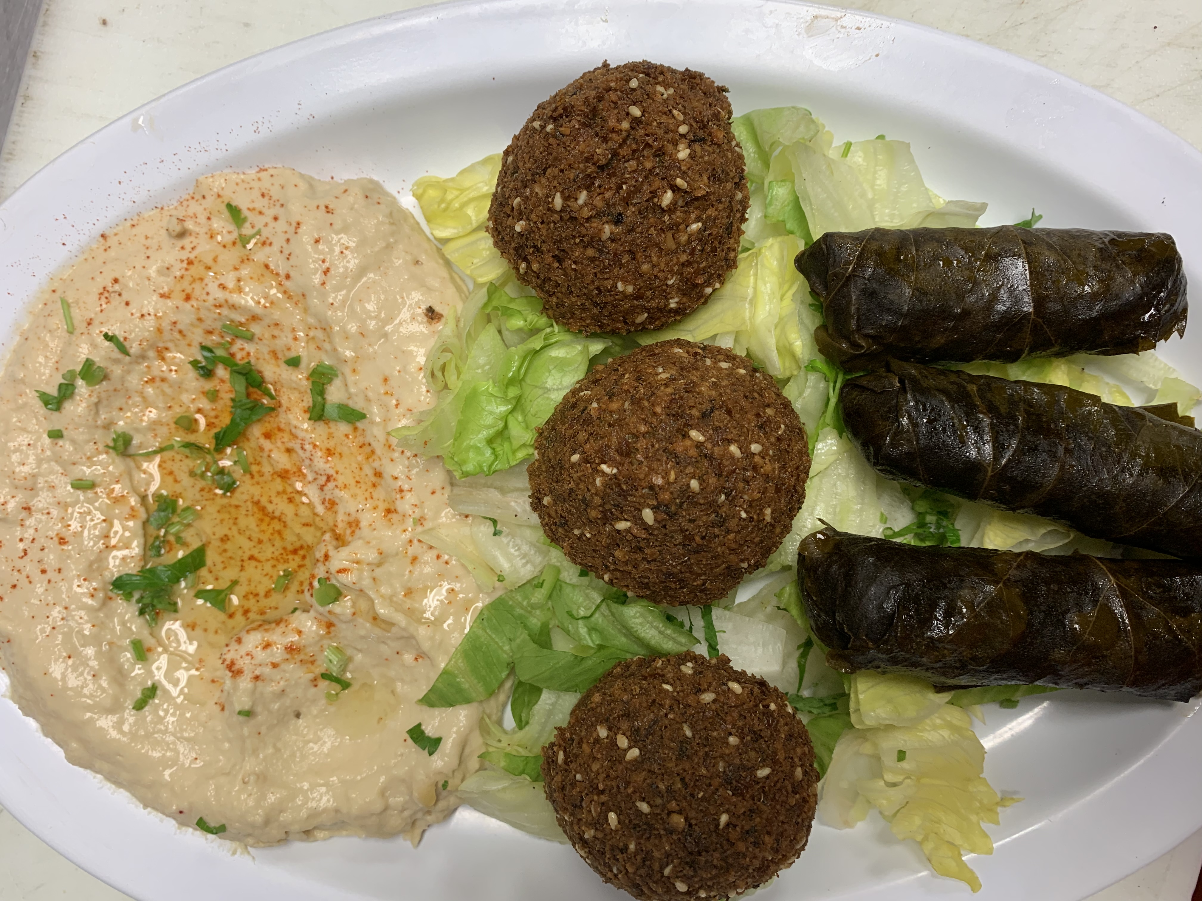 Order 3 Veggie Combo food online from Cairo Kebab store, Chicago on bringmethat.com