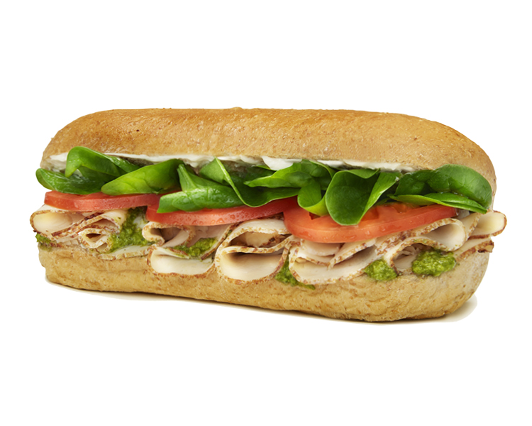 Order #14 Chicken Pesto Italiano Sandwich Only food online from Milio Sandwiches store, Cedar Rapids on bringmethat.com