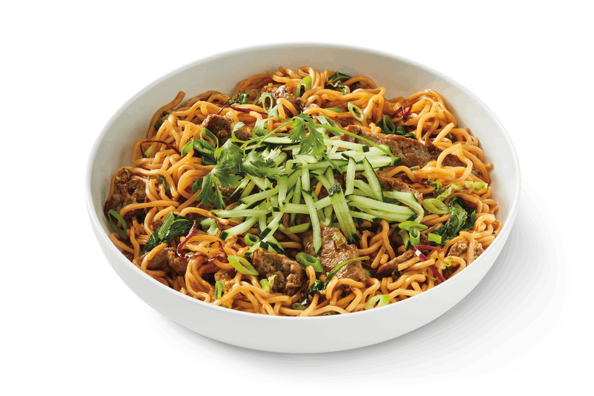 Order Spicy Korean Beef Noodles food online from Noodles & Company store, Layton on bringmethat.com