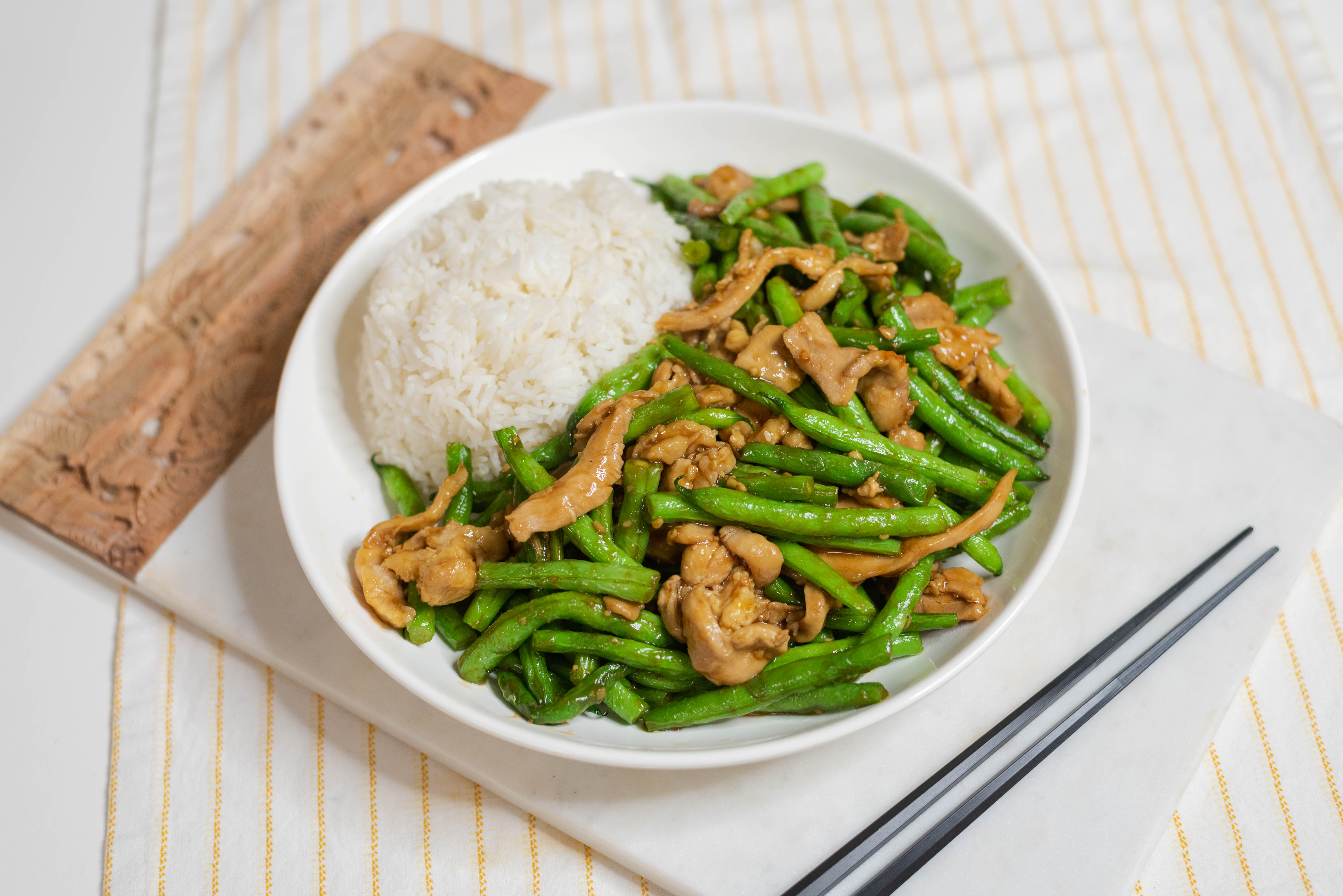 Order Green Bean Chicken food online from Louie Chinese Cuisine store, Los Angeles on bringmethat.com