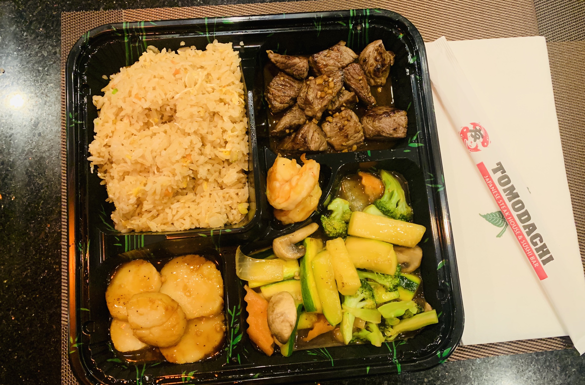 Order Steak and Scallop Hibachi food online from Tomodachi Japanese Steakhouse & Sushi Bar store, Royersford on bringmethat.com