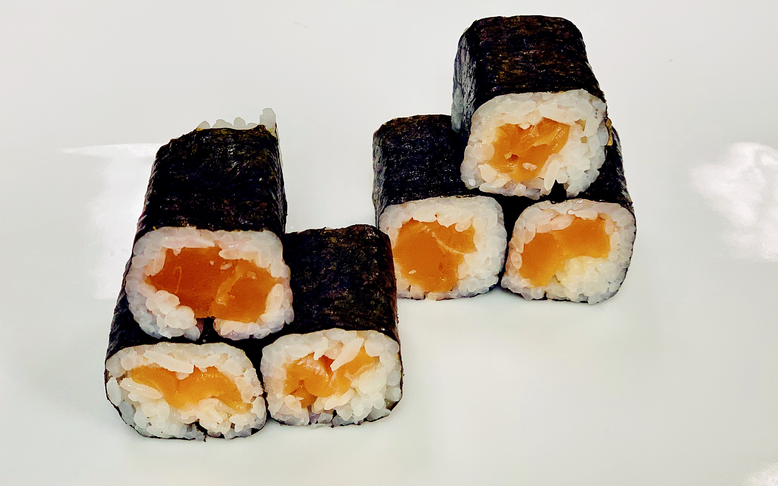 Order Salmon Roll food online from Red Bowl Asian Bistro store, Cary on bringmethat.com