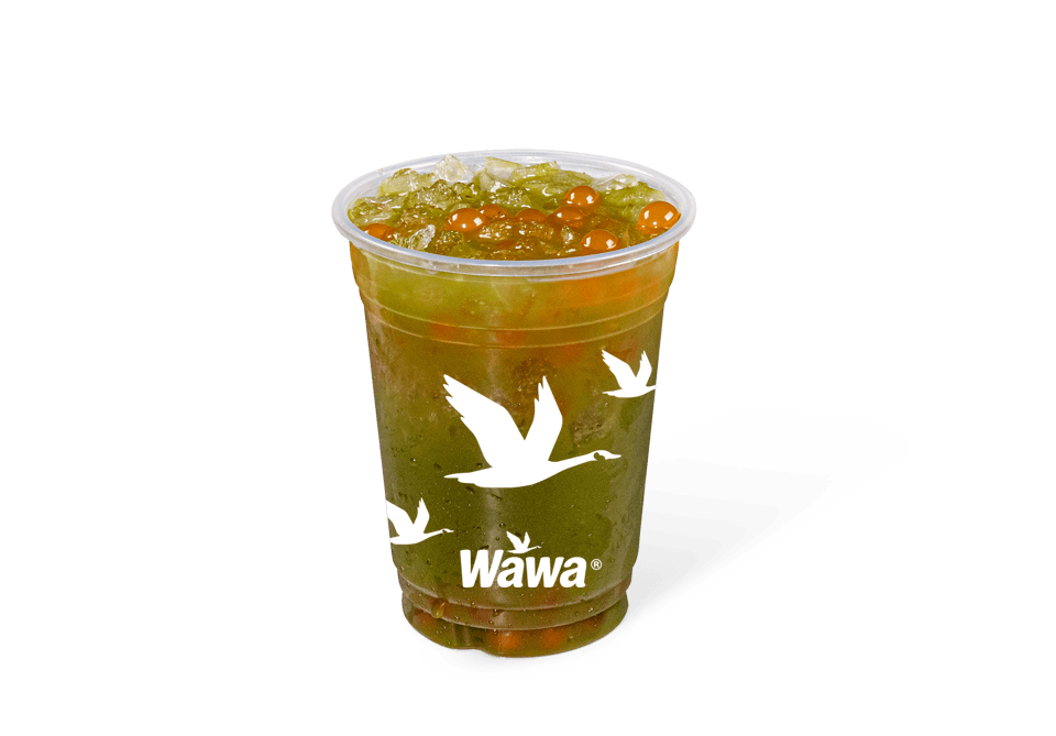 Order Iced Popping Bubbles - Iced Popping Bubbles - Matcha Lemonade with Mango Bubbles food online from Wawa store, Washington on bringmethat.com