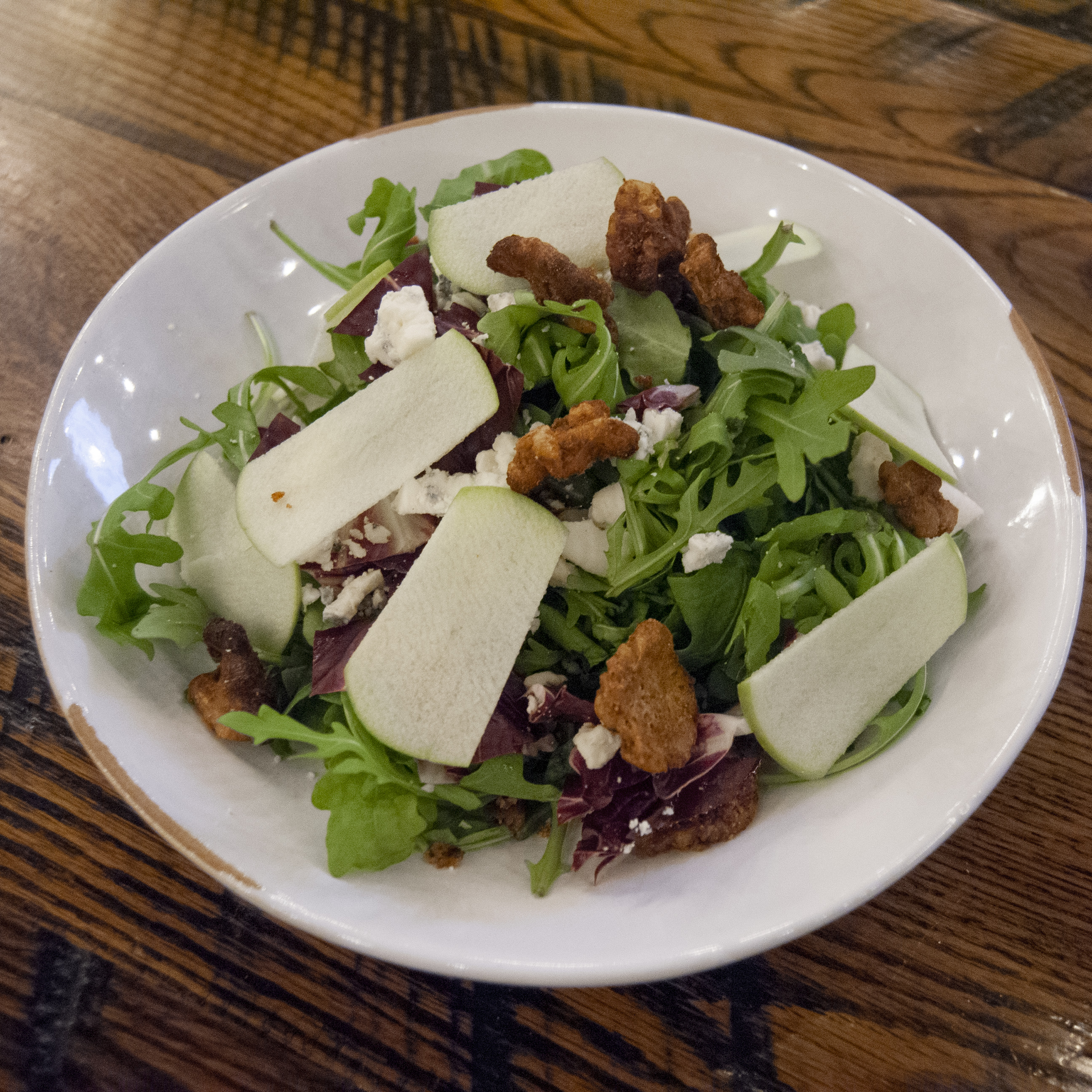 Order Arugula and Apple Salad food online from Marquee Pizzeria store, Coralville on bringmethat.com