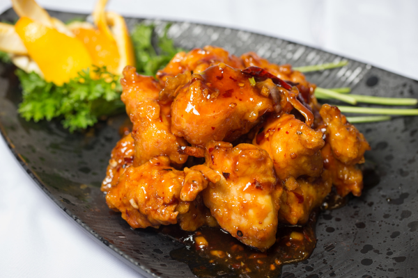 Order H4. Orange Flavor Chicken Full Dinner food online from 7 Star Asian Cafe store, Houston on bringmethat.com