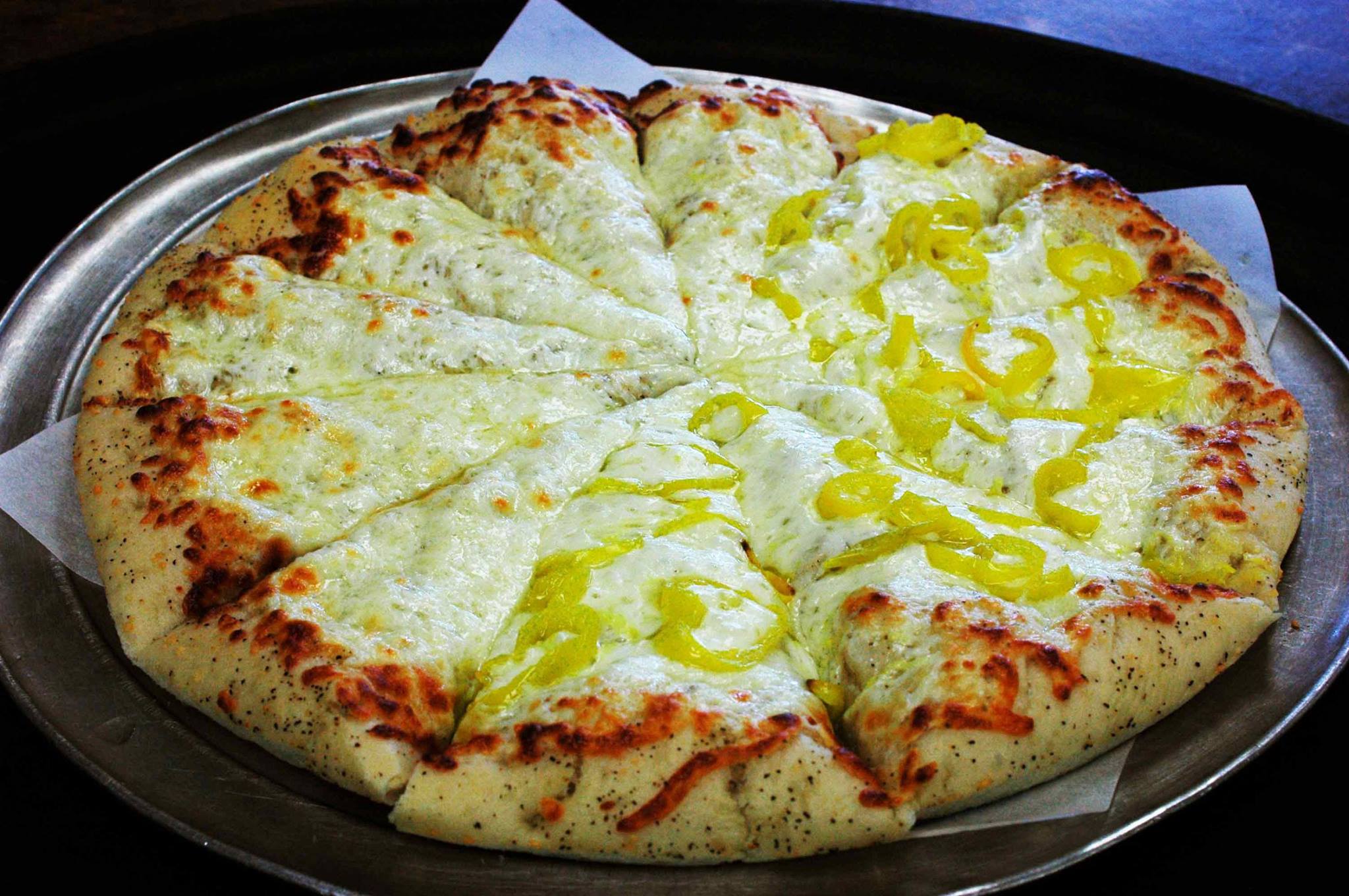 Order White Pizza food online from Cocca's Pizza store, Youngstown on bringmethat.com
