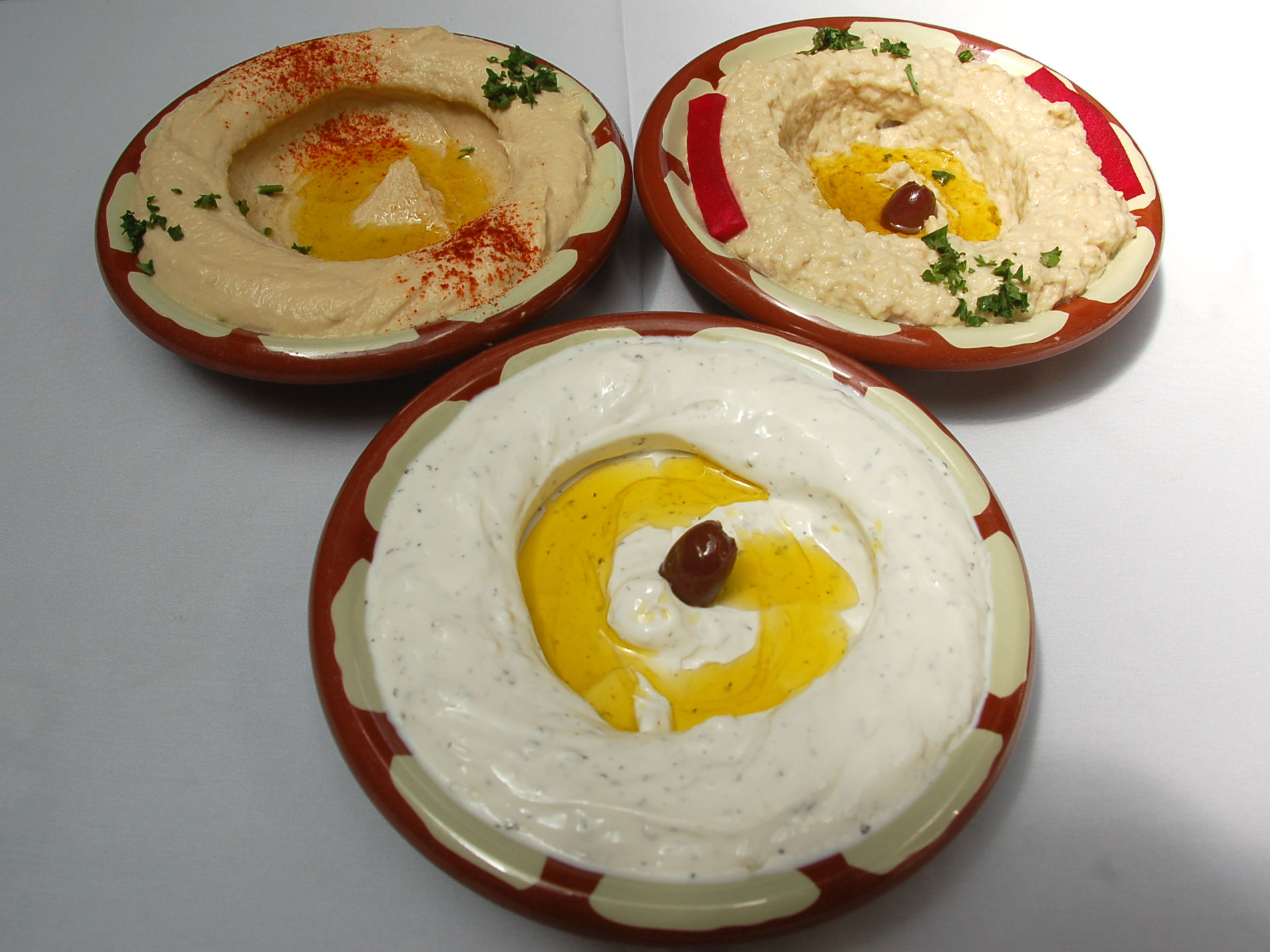 Order Hummus food online from Micho'z Fresh Lebanese Grill store, San Diego on bringmethat.com