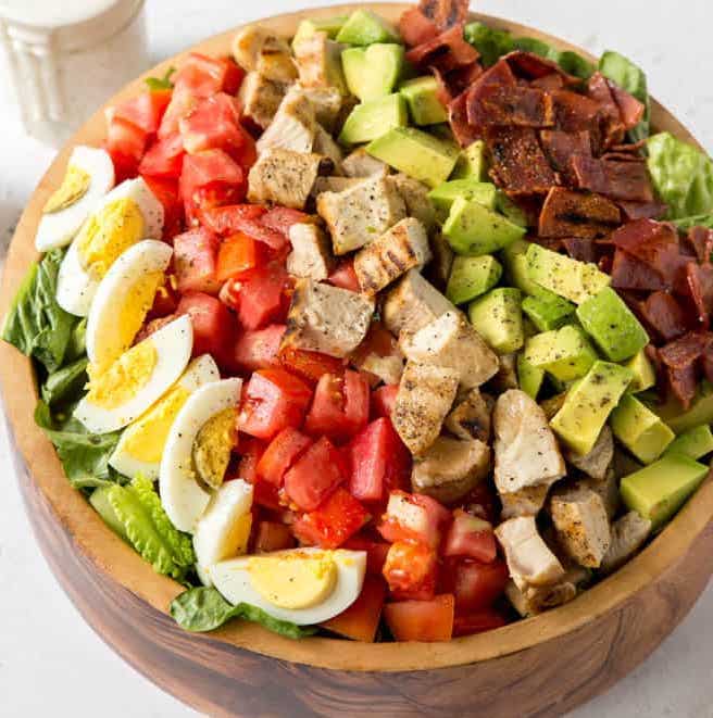 Order Chicken Avocado Cobb Salad food online from Crave Bakery And Bar store, Chesapeake on bringmethat.com