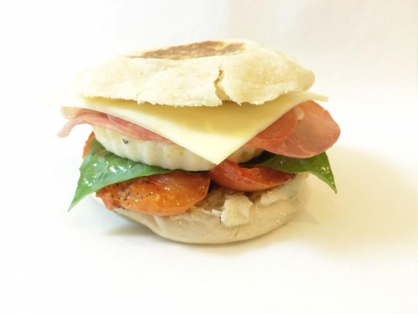 Order Catering Muffin Salmon Platter food online from Madame tomate store, Manhattan Beach on bringmethat.com