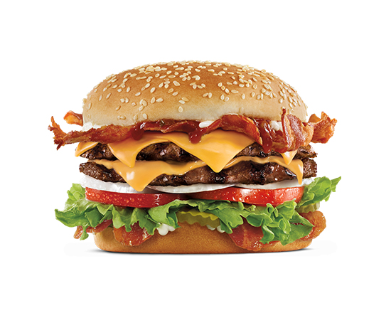 Order Double Bacon Beast food online from Carl's Jr. store, Oakland on bringmethat.com