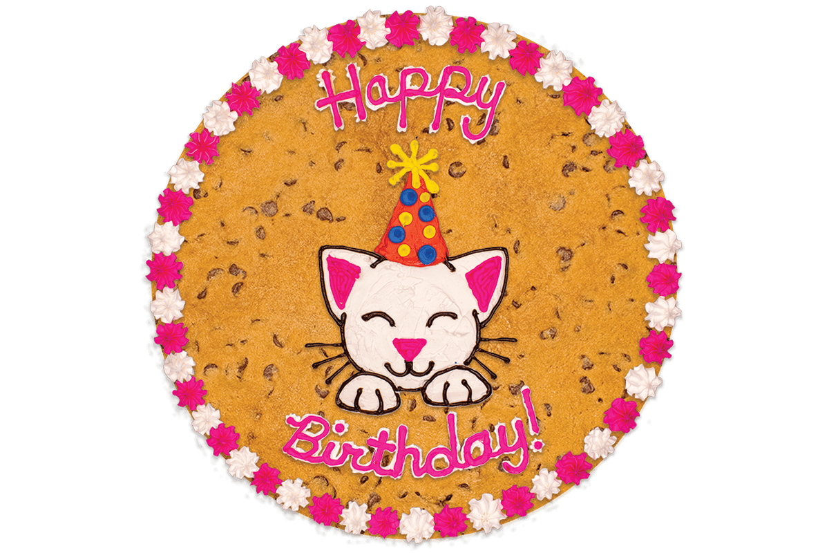 Order #408: Birthday Kitten food online from Nestle Toll House Cafe store, Friendswood on bringmethat.com
