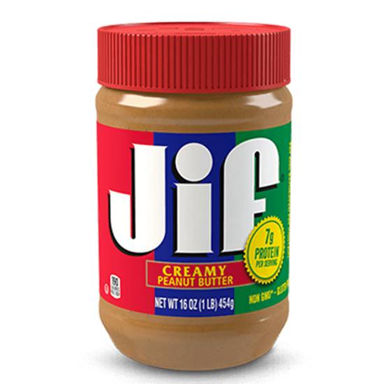 Order Jif Creamy Peanut Butter 16oz food online from Casey store, Council Bluffs on bringmethat.com