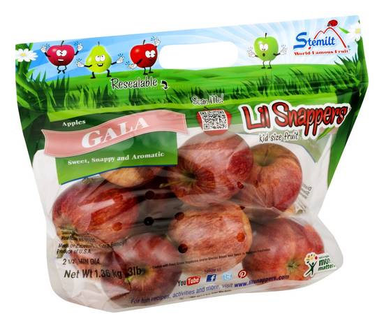 Order Stemilt · Lil Snappers Gala Apples (3 lbs) food online from Jewel-Osco store, Oswego on bringmethat.com