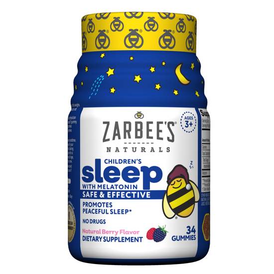 Order Zarbee's Naturals Children's Sleep Gummies with Melatonin Berry (34 ct) food online from Rite Aid store, Canal Fulton on bringmethat.com