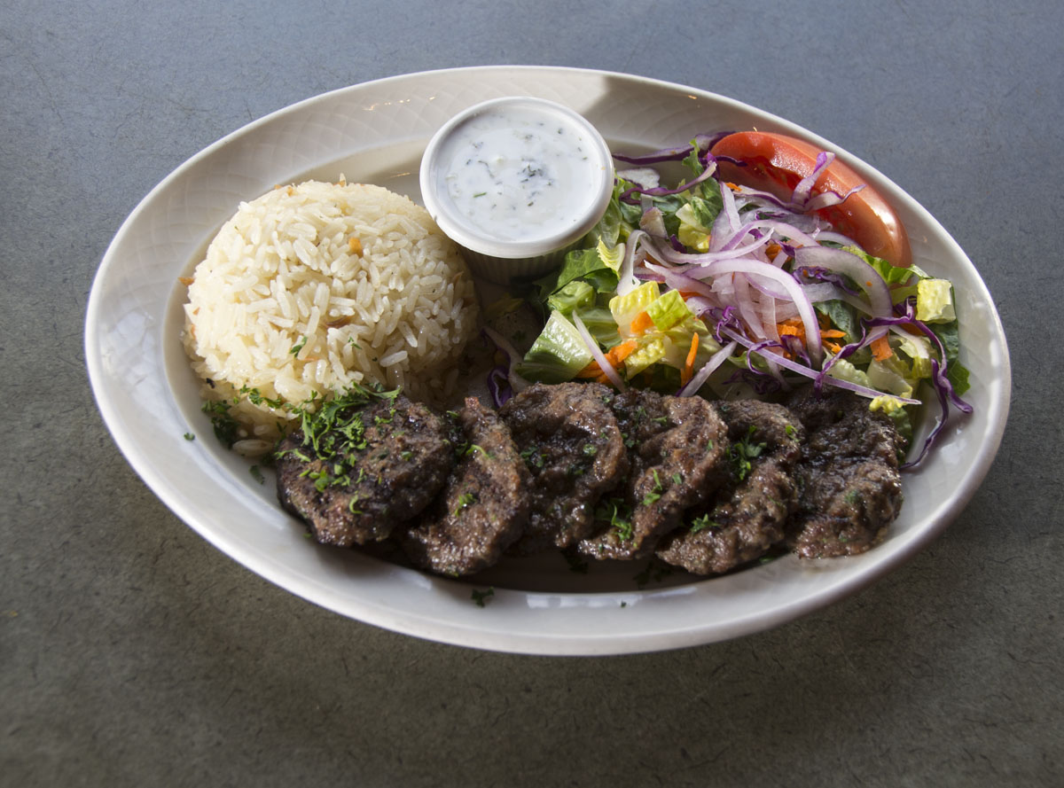 Order Grilled Kofte Platter food online from Turkish Kitchen store, Berkeley on bringmethat.com