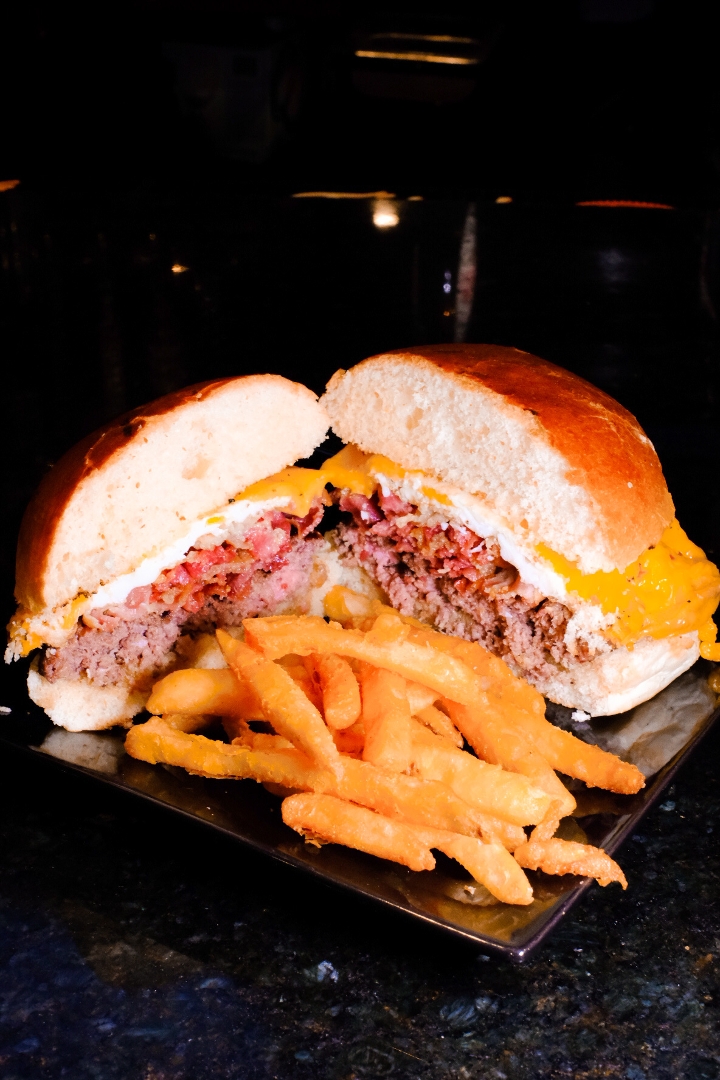 Order Brunch Burger food online from The Downtown Cafe store, Glen Cove on bringmethat.com