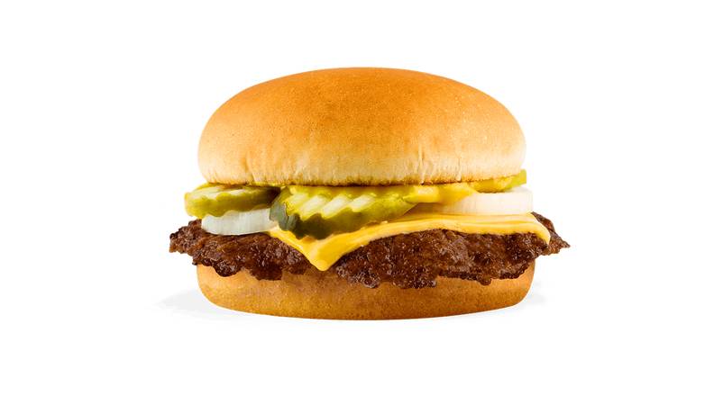 Order Single Steakburger with Cheese food online from Freddy Frozen Custard & Steakburgers store, Bloomington on bringmethat.com