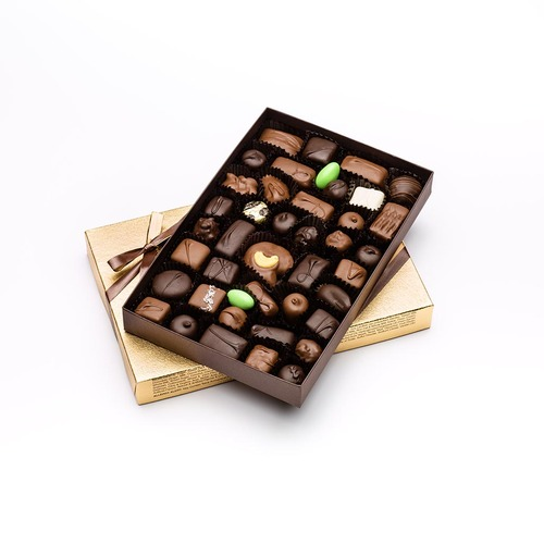 Order 17 oz. Gold Gift Box food online from Josh Early Candies store, Bethlehem on bringmethat.com