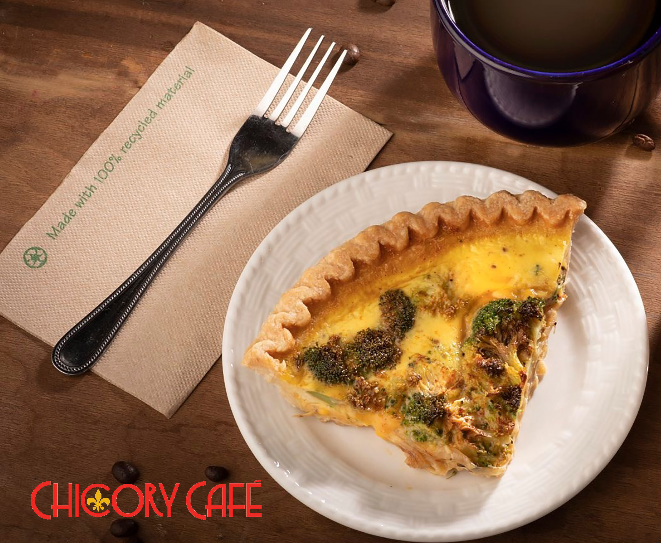 Order Quiche food online from Chicory Cafe- 1st St store, Mishawaka on bringmethat.com