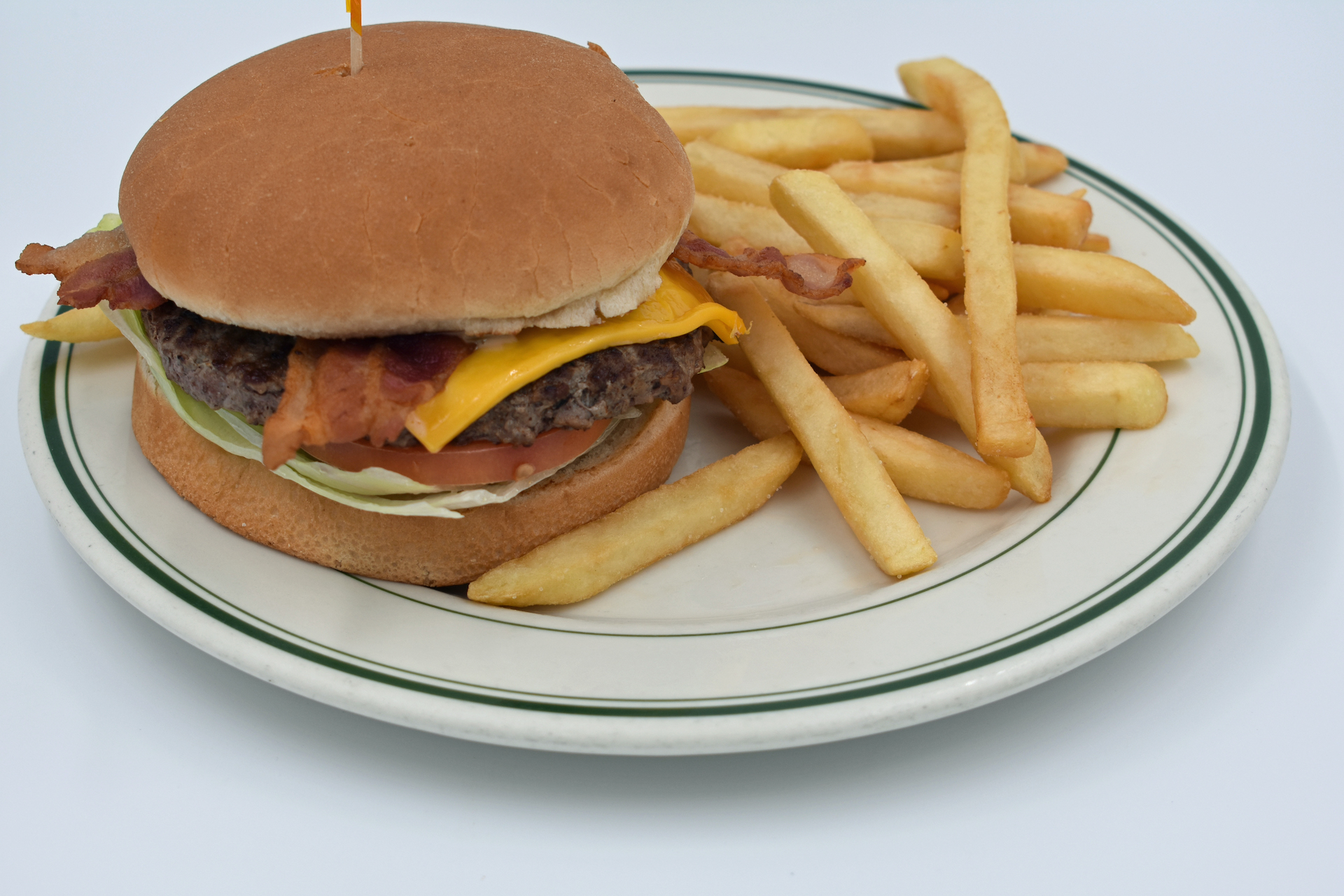 Order Bacon Cheeseburger food online from J & M store, Escondido on bringmethat.com