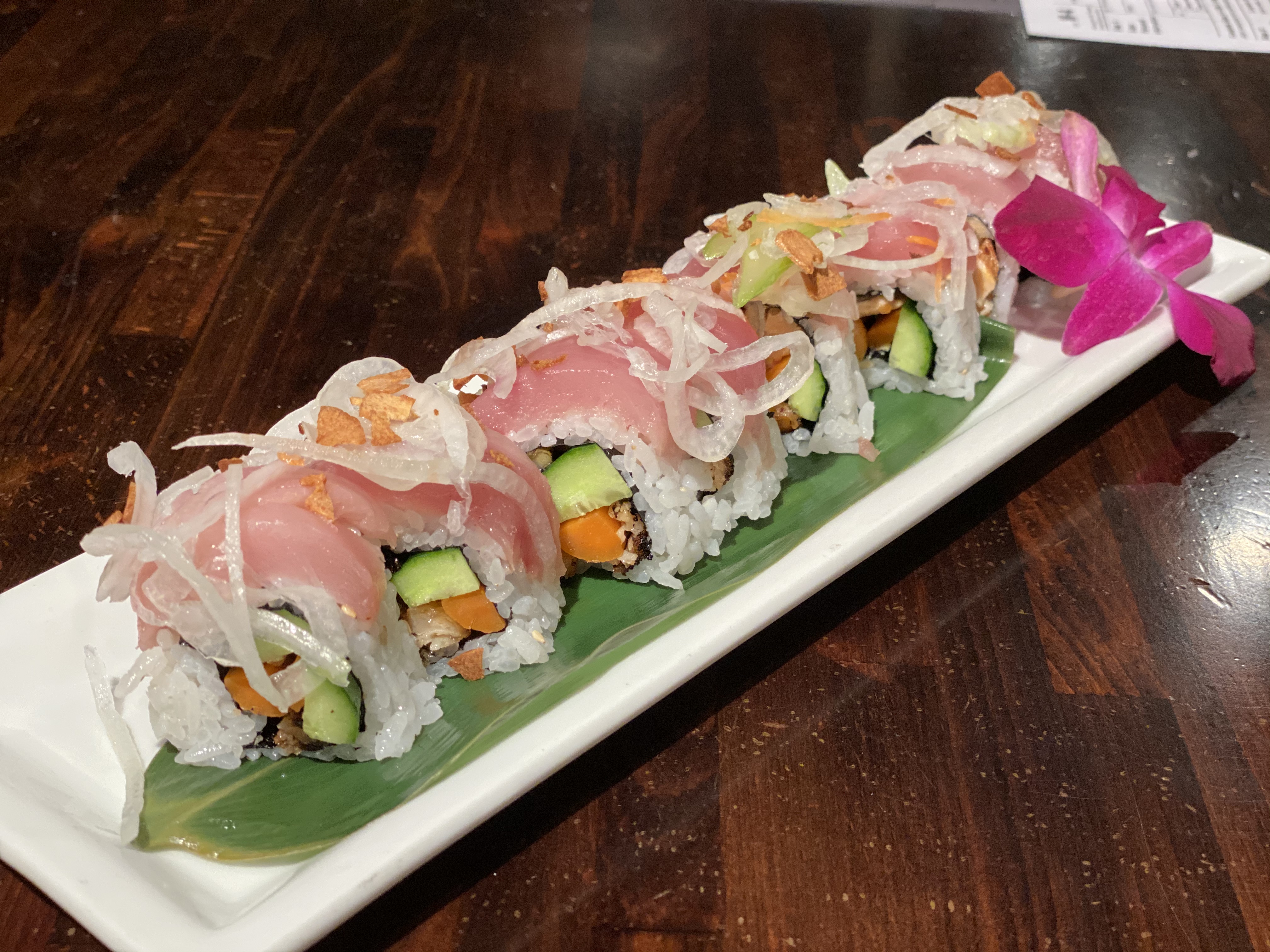 Order K-6 Roll food online from Kanpai Japanese Sushi Bar &amp; Gril store, Santa Monica on bringmethat.com