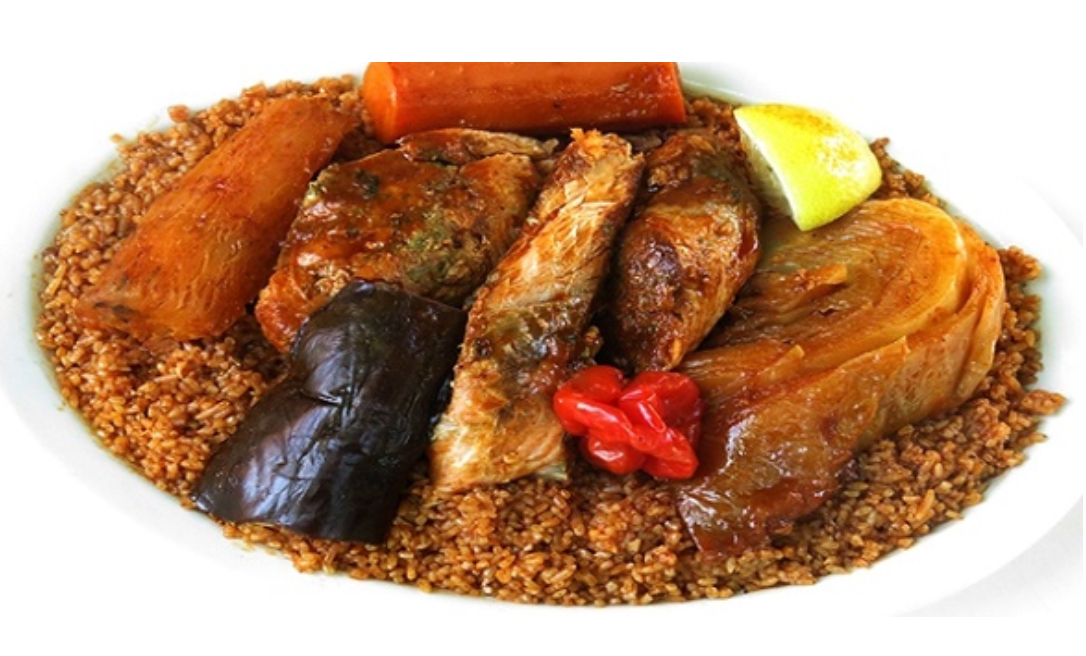 Order Thiebu Djeun food online from KG’s African American Grill store, Garden City on bringmethat.com