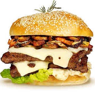 Order Midtown Mushroom Delight Burger food online from Midtown Daiquiri Bar store, Macon on bringmethat.com