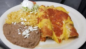 Order Enchiladas Suizas Dinner food online from Mexico Restaurant store, Des Plaines on bringmethat.com
