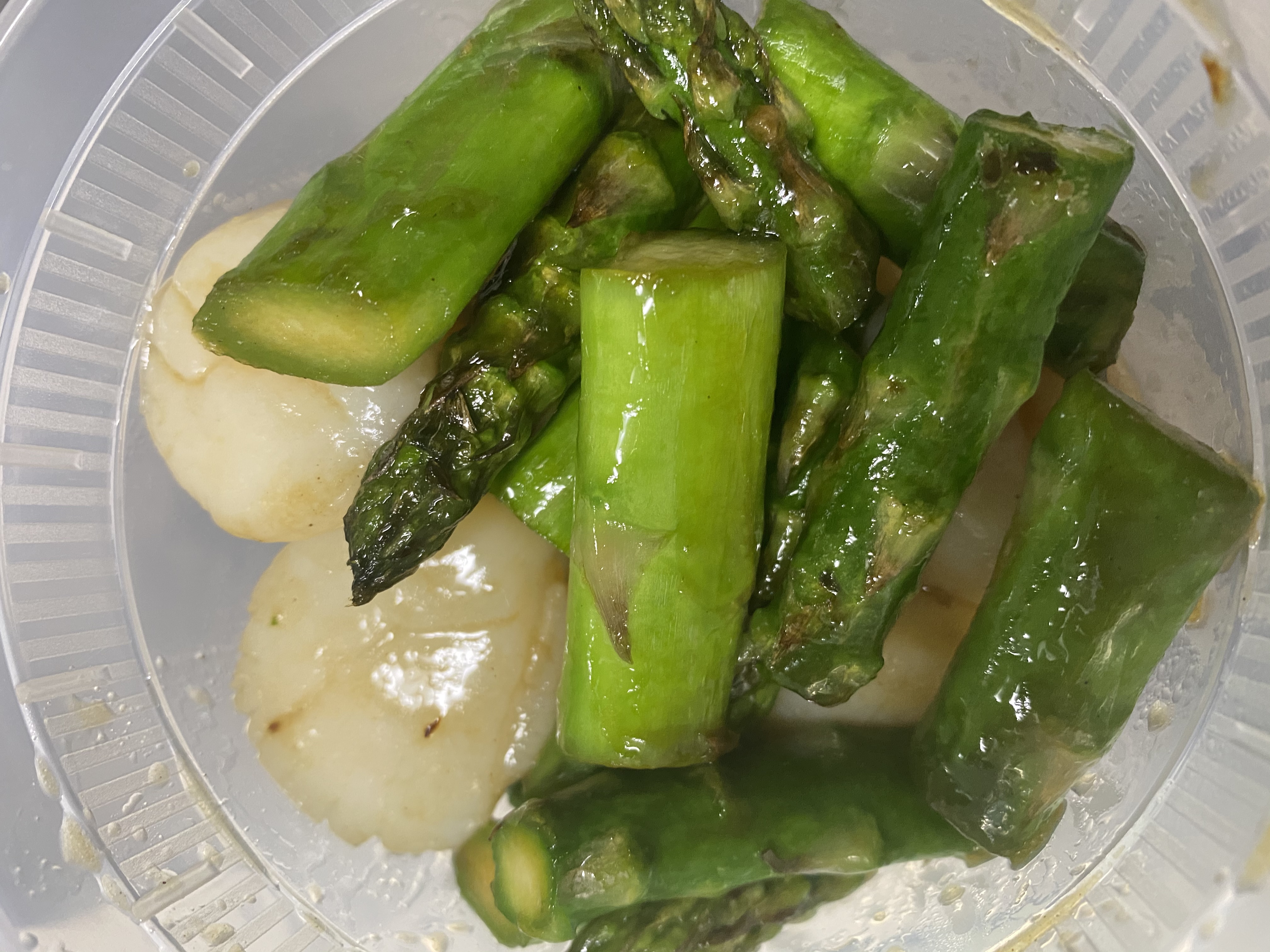 Order Asparagus Scallop with Oyster Sauce food online from Cajun Seafood House store, Los Angeles on bringmethat.com