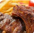 Order BBQ Ribs Rack food online from Purple Pizza & Grill store, Ewing on bringmethat.com