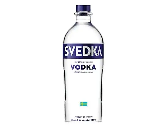 Order Svedka, 1.75L vodka (40.0% ABV) food online from Ogden Wine & Spirit store, Naperville on bringmethat.com