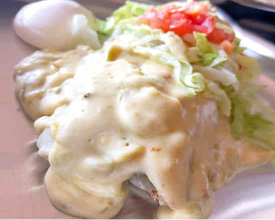Order Green Chile Burrito food online from Lovecraft store, Phoenix on bringmethat.com