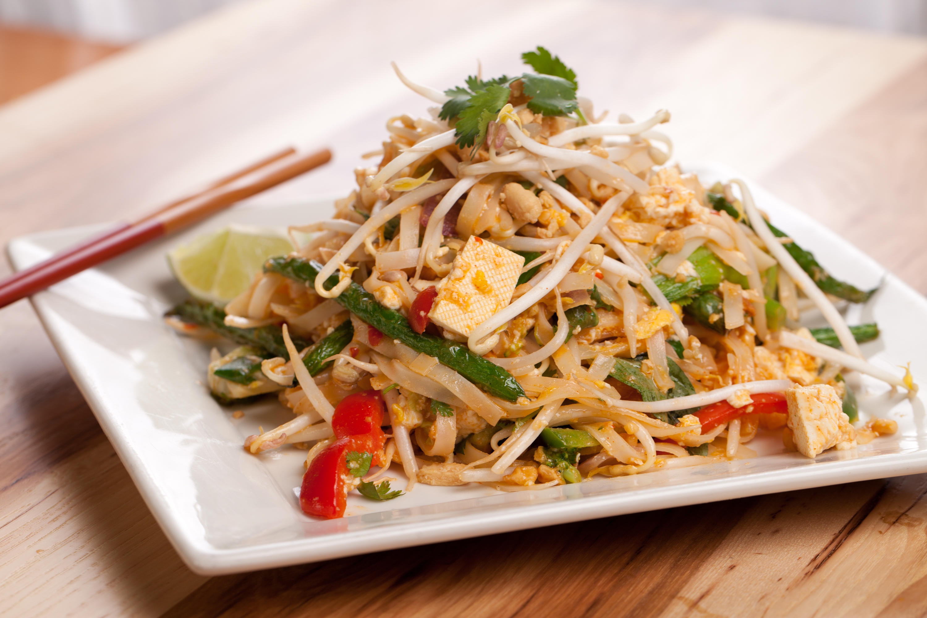 Order Vegetable Pad Thai food online from Big Bowl store, Chicago on bringmethat.com