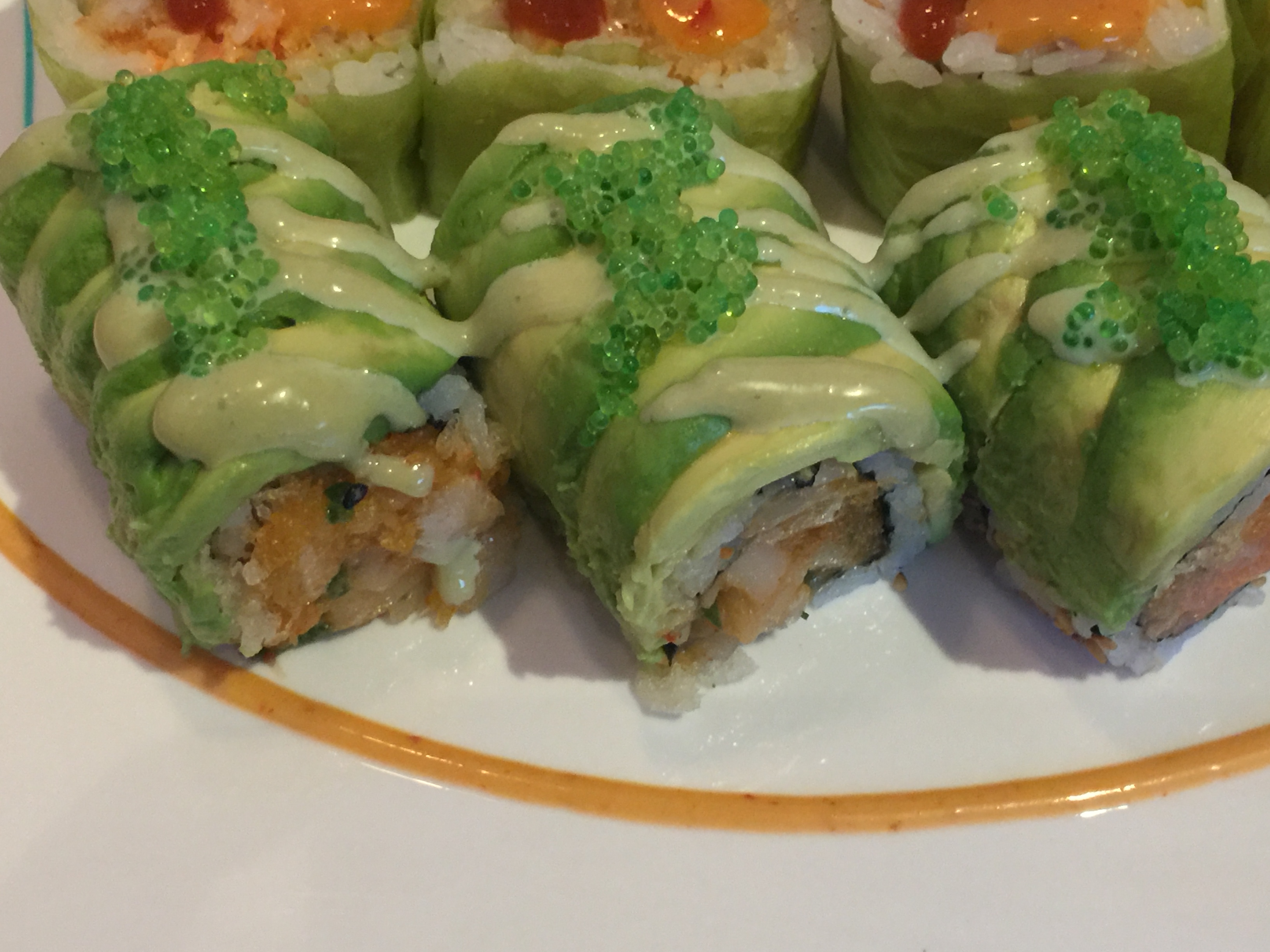 Order 13. Ninja Turtle Roll food online from Izu Sushi Asian fusion store, Lansdale on bringmethat.com