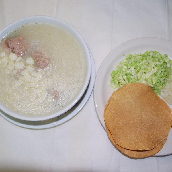 Order Grande Pozole food online from Jocy's Fine Mexican Restaurant store, Fowler on bringmethat.com