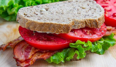 Order Bacon, Lettuce, and Tomato Sandwich food online from May Restaurant store, Frederick on bringmethat.com