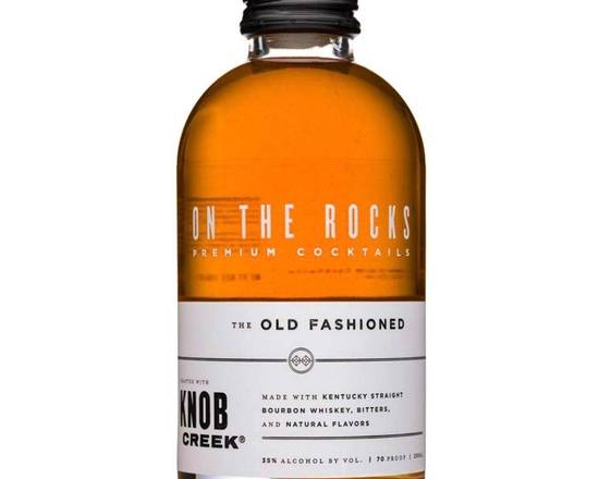 Order On The Rocks The Old Fashioned, 200mL bottle (35% ABV)  food online from Moby Liquor store, Los Angeles on bringmethat.com