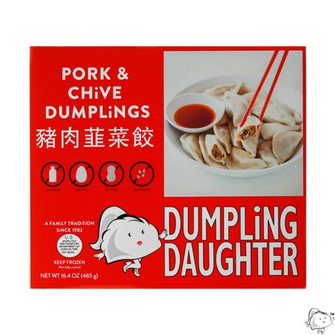 Order Dumpling Daughter Pork & Chive Dumplings food online from Everyday Needs by Gopuff store, Waltham on bringmethat.com