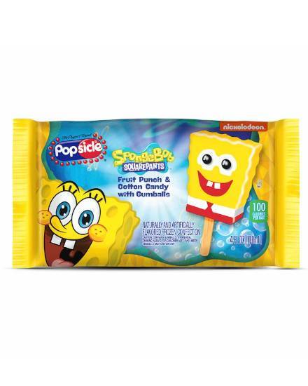 Order Spongebob Popsicle 4 oz food online from Ice Cream & More Anaheim store, Anaheim on bringmethat.com