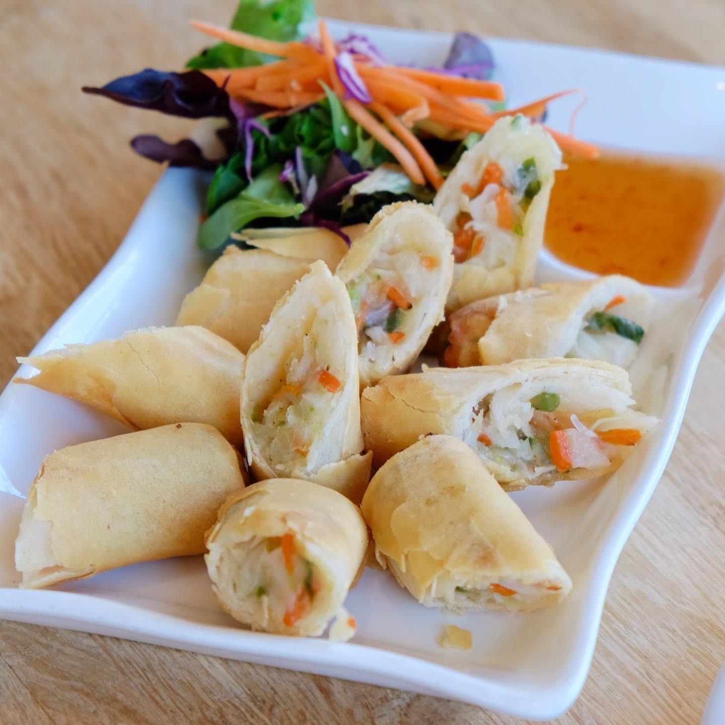 Order Crispy Spring Roll food online from Chaiya thai restaurant store, San Francisco on bringmethat.com