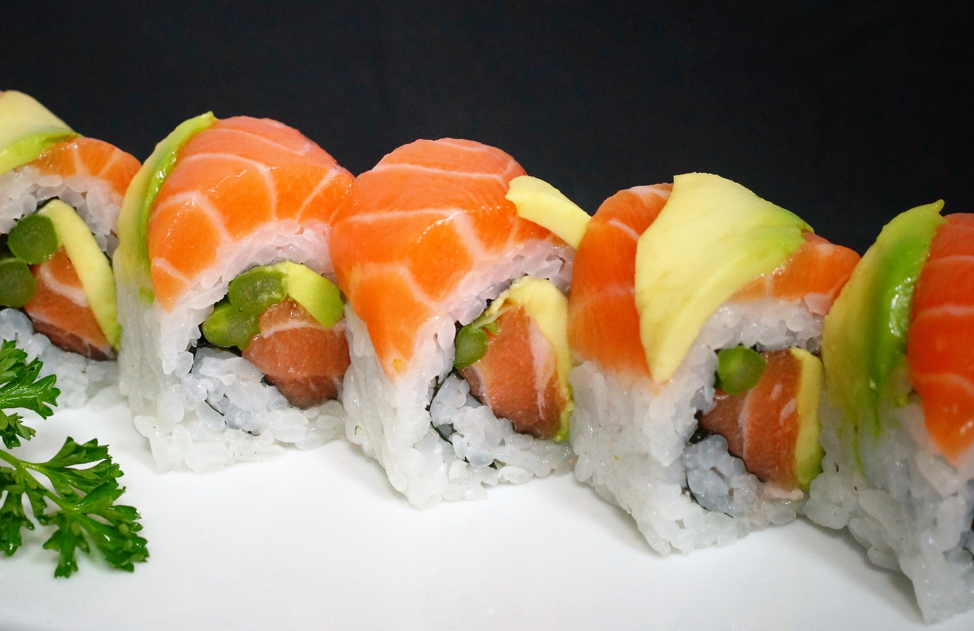 Order Double Salmon Roll food online from Sakura Sushi And Grill store, Albuquerque on bringmethat.com