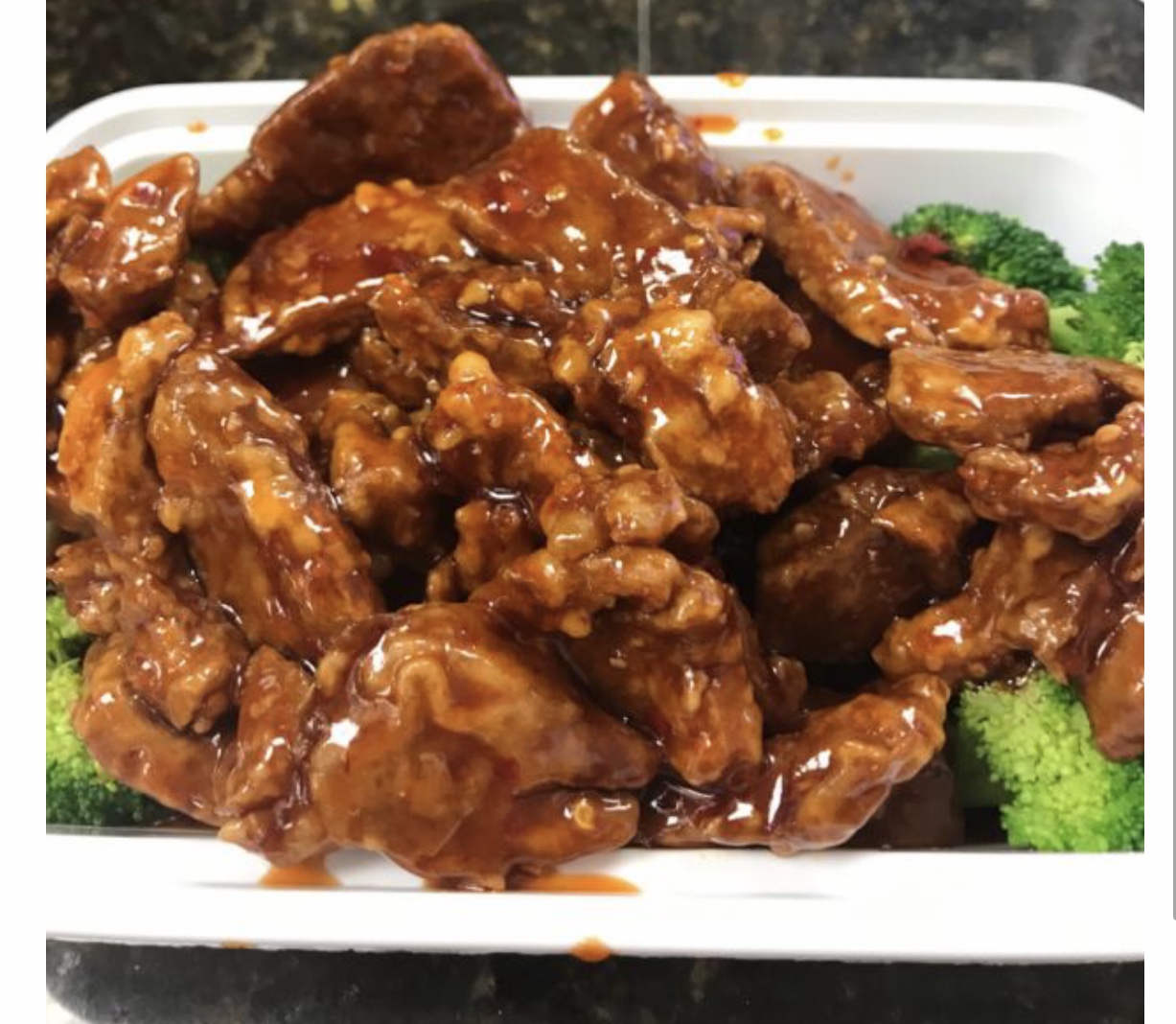 Order V9. Vegetarian General Tso's Beef 素菜左宗牛 food online from China Star store, Blue Bell on bringmethat.com
